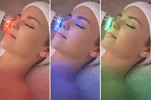 LED-Farblicht- Behandlung