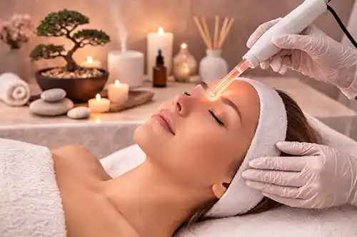 Hochfrequenzstab Kosmetik Hochfrequenzbehandlung